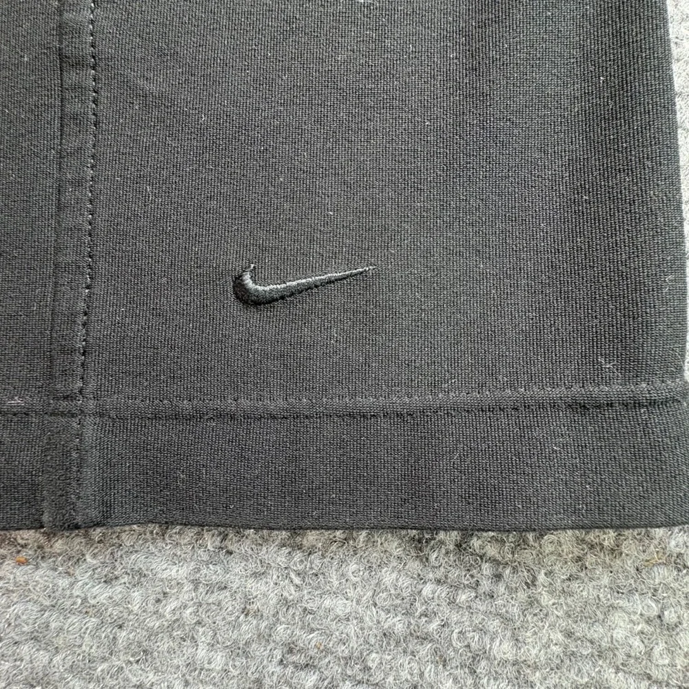 Vintage Nike Dri-FIT Athletic Pants Men L Black Y2K Athleisure Swoosh Sportswear